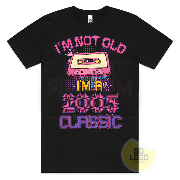 Classic 2005 Cassette Tape Vintage 18th Birthday T-Shirt