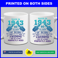 Made in 1943 - 80 Years of Being Awesome Mug