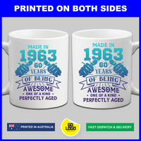 Made in 1963 - 60 Years of Being Awesome Mug