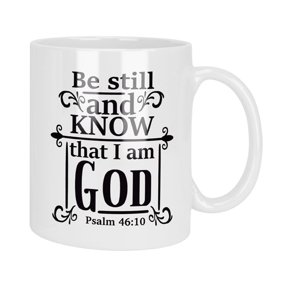 Be Still and Know That I am God Mug and Coaster Set