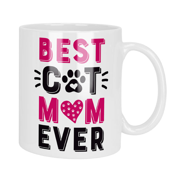 Best Cat Mum Ever Mug & Coaster Set