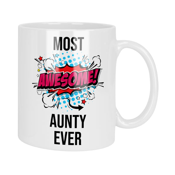 Most Awesome Aunty Ever Mug & Coaster Set