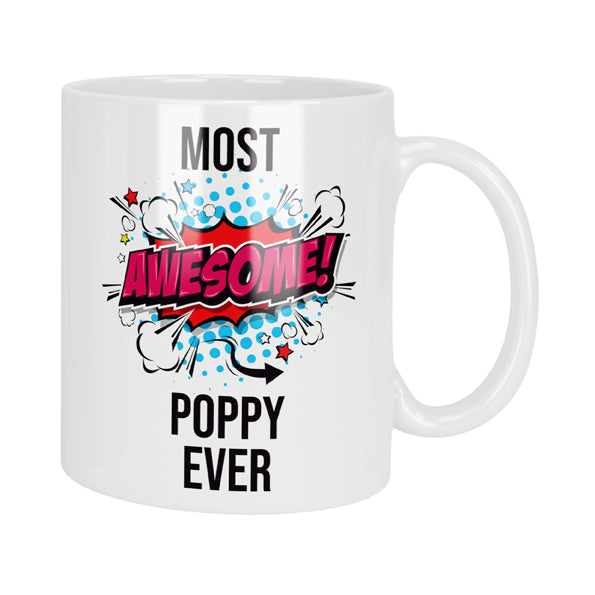 Most Awesome Poppy Ever Mug & Coaster Set
