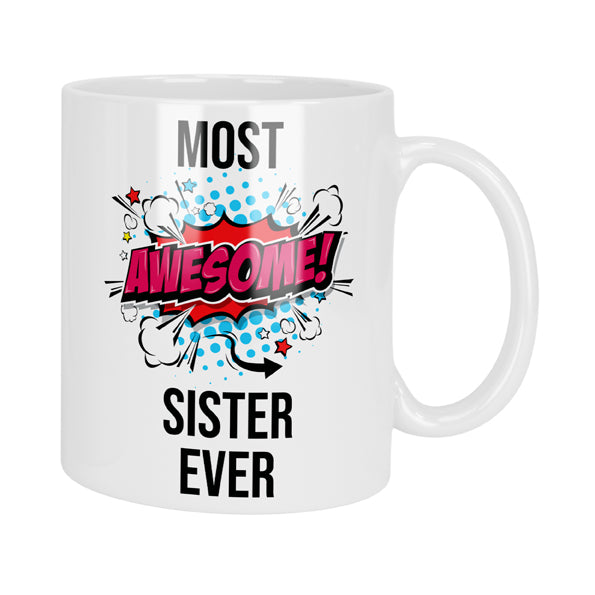 Most Awesome Sister Ever Mug & Coaster Set