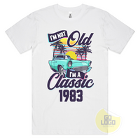 40th Birthday Classic Car Vintage 1983 T-Shirt