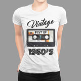 1960's Birthday Vintage Cassette T-Shirt