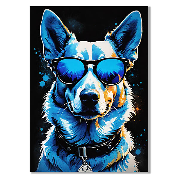 Blue Heeler Poster Blue Heeler Poster