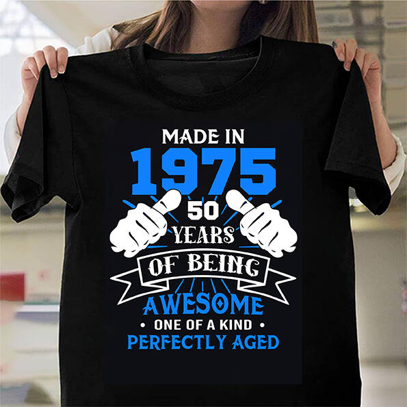 Made in 1975 50th Birthday T-Shirt