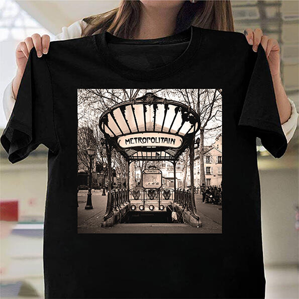 Paris Metro Train Station T-Shirt Paris Metro Train Station T-Shirt
