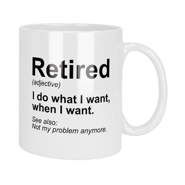 Retired Definition Mug Retired Definition Mug