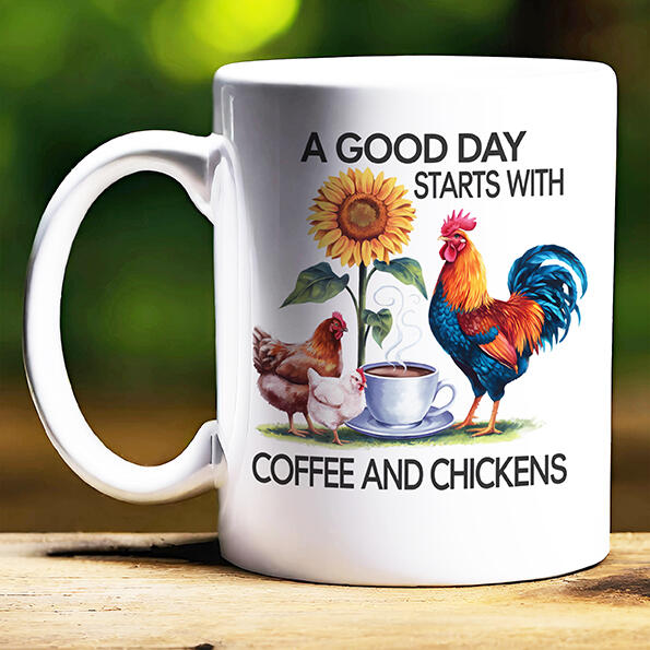 Coffee and Chickens Mug Coffee and Chickens Mug
