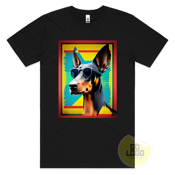 Funny DOBERMAN DOG Vintage Retro Graphic T-Shirt Gift Idea