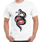 Snake Flash Art Tattoo T-Shirt