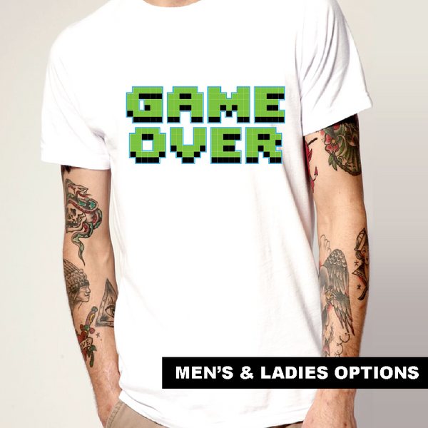 Game Over 8-Bit Arcade T-Shirt