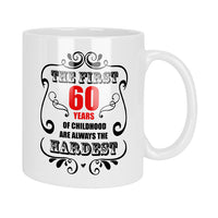 60th Birthday 60 Years of Childhood Mug & Coaster Set