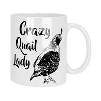 Crazy Quail Lady Mug & Coaster Set