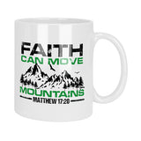 Faith Can Move Mountains Mug & Coaster Set