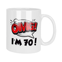 OMG I'm 70 - 70th Birthday Mug & Coaster Set