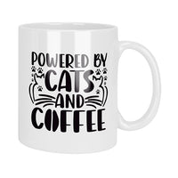 Powered By Cats and Coffee Mug & Coaster Set
