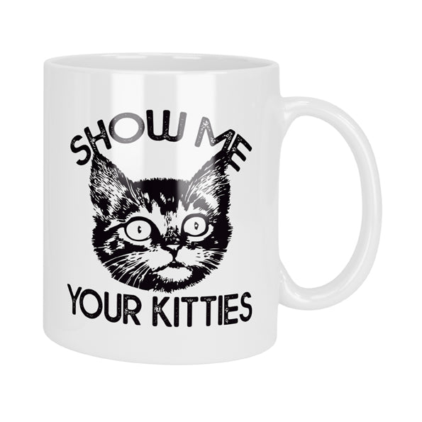 Show Me Your Kitties Mug & Coaster Set