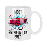 Most Awesome Sister-in-Law Ever Mug & Coaster Set