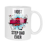Most Awesome Step Dad Ever Mug & Coaster Set