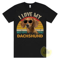 I Love My Dachshund T-Shirt