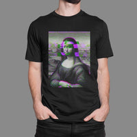 Mona Lisa Glitch Art T-Shirt