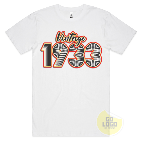 90th Birthday Vintage 1933 T-Shirt