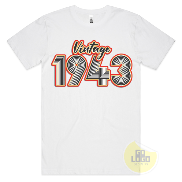 80th Birthday Vintage 1943 T-Shirt
